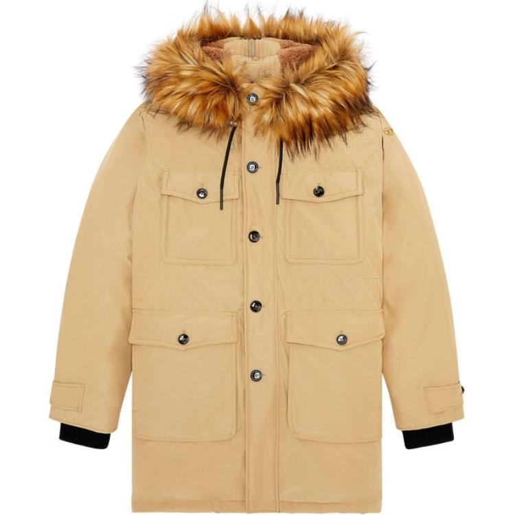 DIESEL Parka Coat Men's Light Brown A106100IDAP7BD