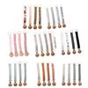 4Pcs Pacifier Clip Chain for Baby Infants Soothing Toy Lanyard Strap Dummy Holder Rope Prevent Loss and Contamination