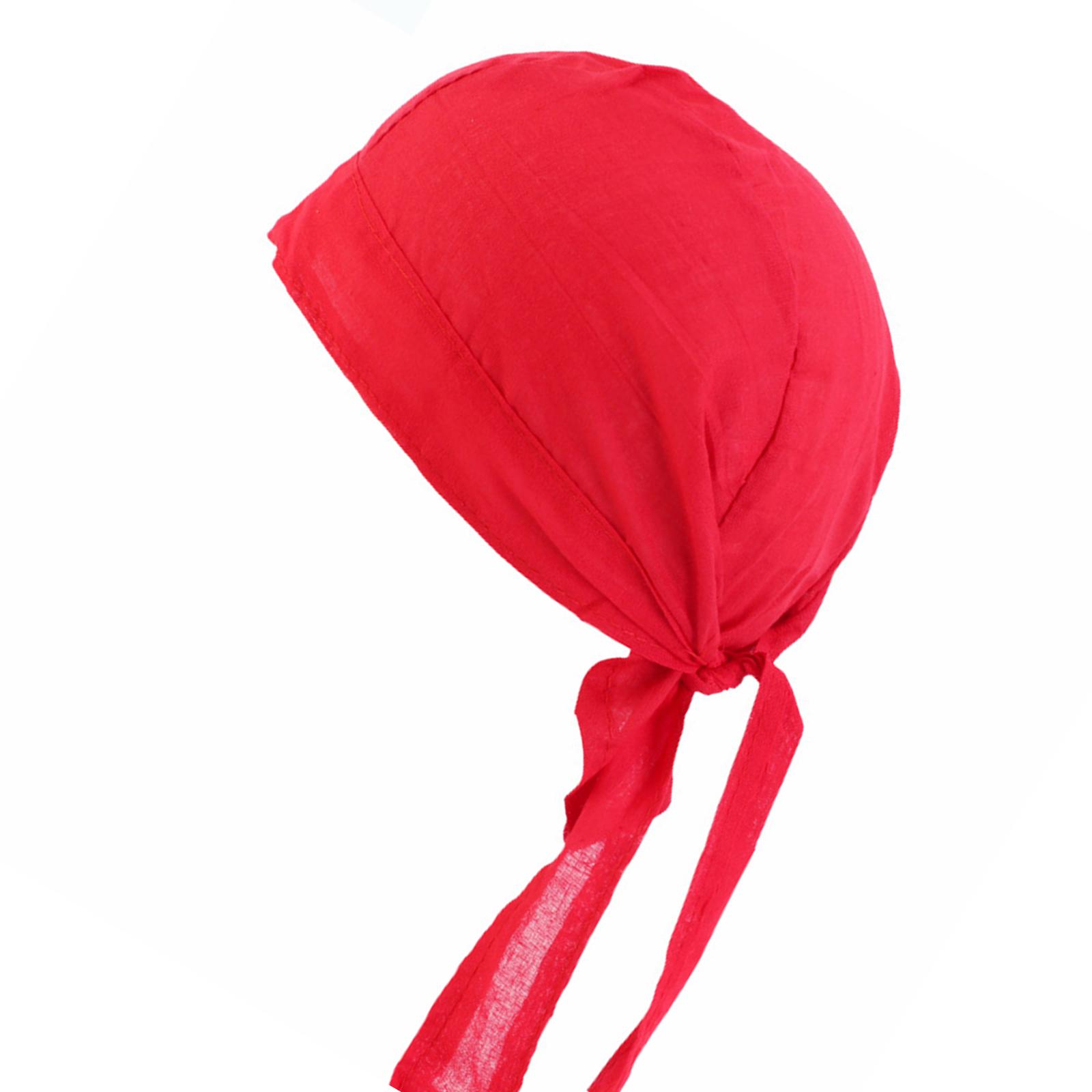 

Регулируемая шапка-шарф, дышащая шапка шеф-повара, кухонная косынка, головной убор для мужчин и женщин, для ресторана, выпечки и домашнего использования красный