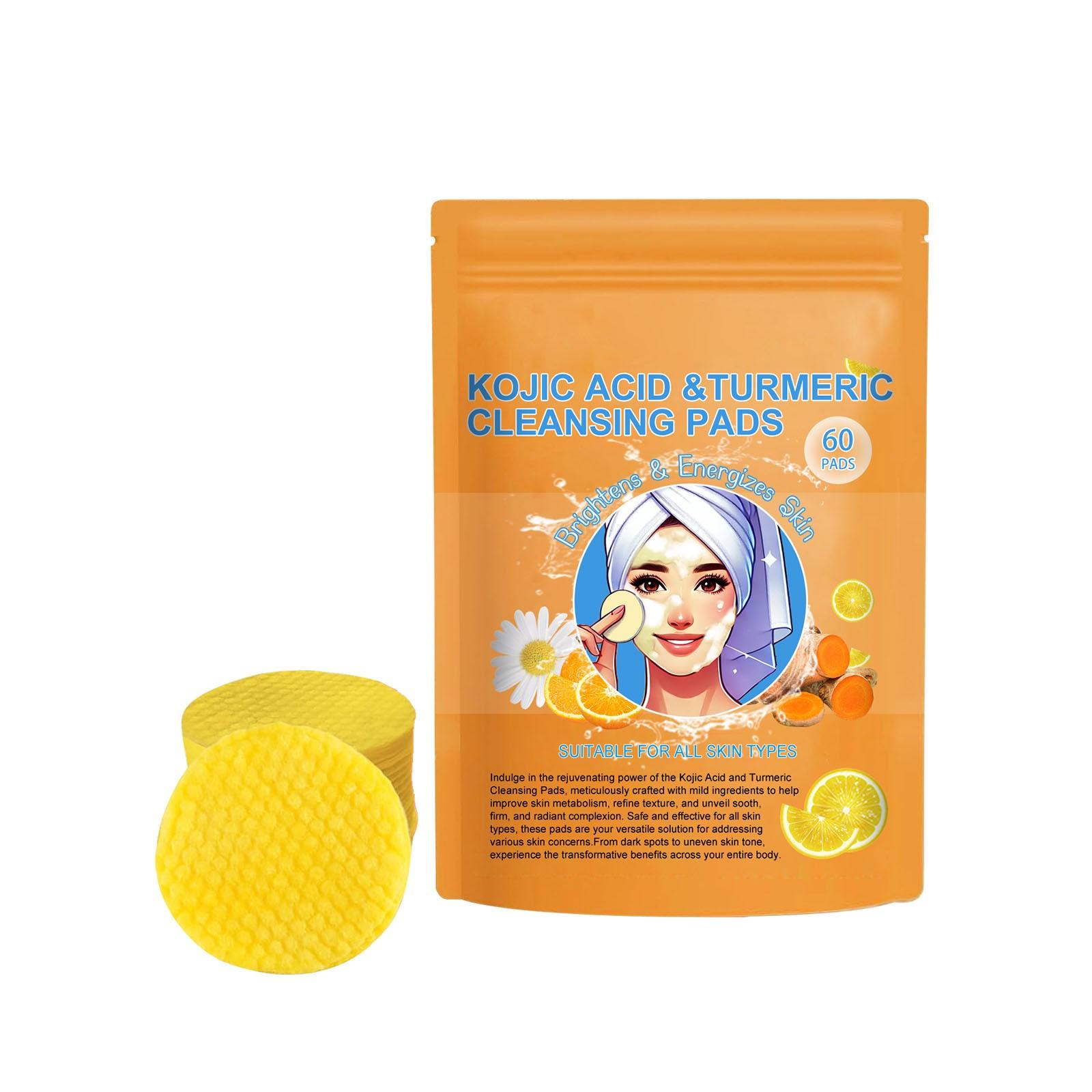 

Cleansing Pads For Face And Body, Compressed Kojic Facial Sponges, Gentle Cleanser For All Skin Types One Size