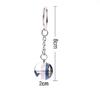 System Galaxy Planet Solar Keyring Nebula Space Keychain Moon Earth Sun Mars Art Picture Double Side Glass Ball Key Chain