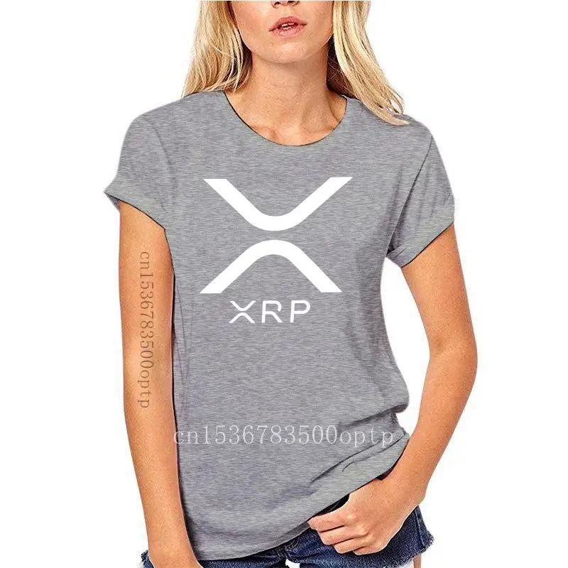 100% Cotton O-neck Custom Printed Men T Shirt Ripple XRP New Logo Crypto Currency Bitcoin Hodl T-Shirt Top Tee Plus Size