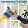 Farbpinsel Kamm Bürste Walzenreiniger Werkzeug Edelstahl Farbpinsel Walzen Pflegen Farbpinsel Kamm