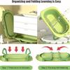 Foldable Pet Bath Tub for Dogs, Multi-Functional Portable Bathtub with Drainage Holes, Suitable for Small to Medium Breeds