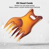 3pcs Wide Teeth Texture Comb Hair Quiff Styling Pick Comb for Retro Oil Head Slicked Back Hairstyle