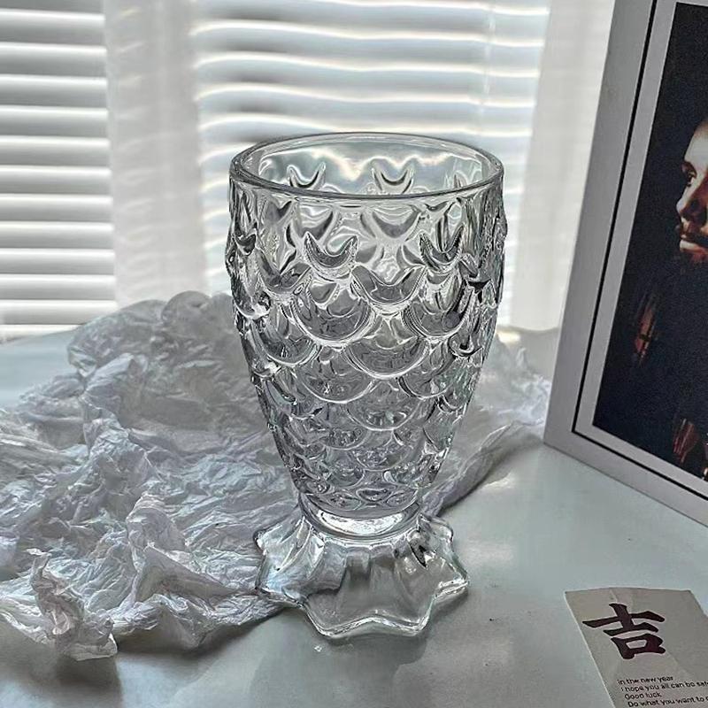 30ml/235ml Mermaid Shaped Wine Glass Fish Tail Cocktail Glass High End Transparent Drinking Glasses Elegant Champagne Cup Gifts