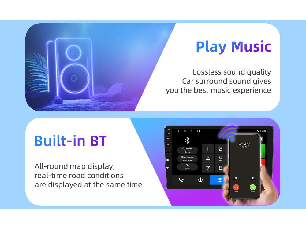 Nissan Navara (16-18) Android GPS Navigation with Bluetooth & CarPlay