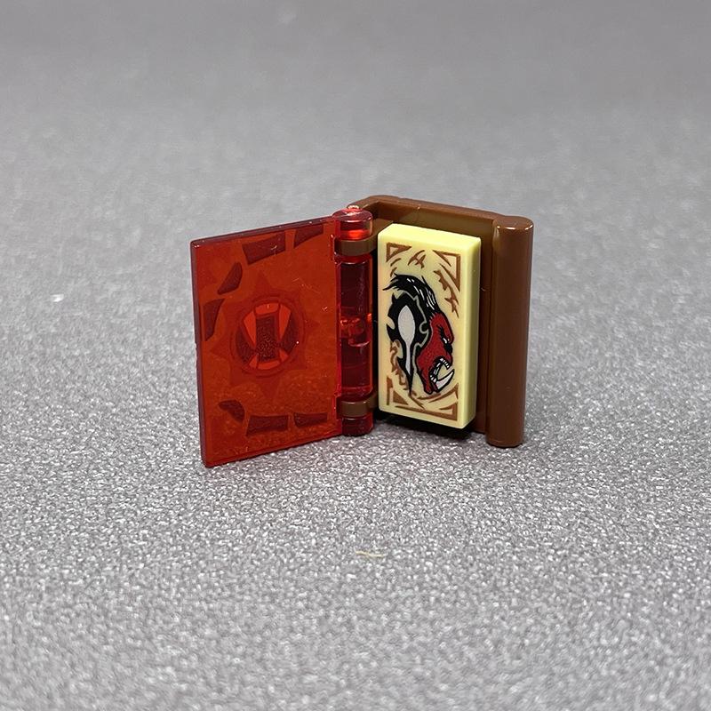 Bloki budulcowe małych cząstek: Minifigurka Otwierana Książka Magiczna 24324 & 24093