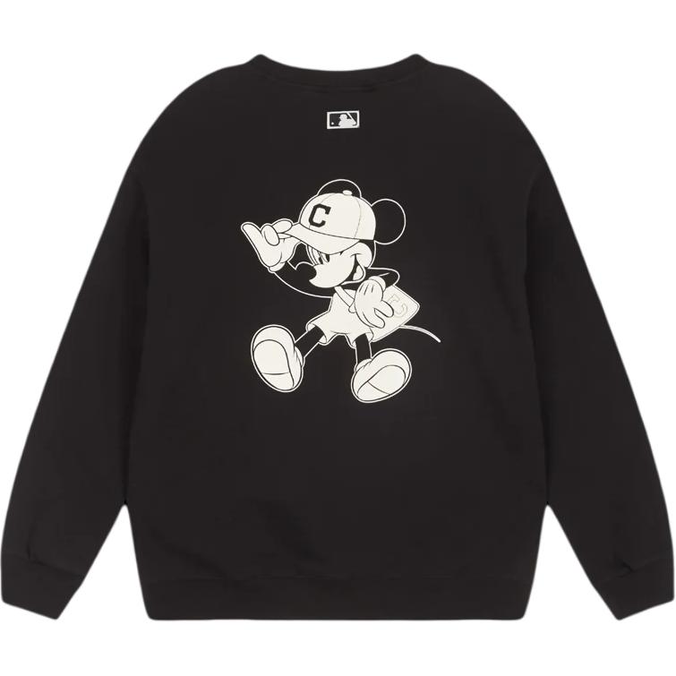 New MLB x Disney Sweatshirt Men's Black 31MTK2011-45L