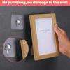 Adhesive Hooks - 20pcs Strong - For Picture Frame/Poster/Photo/Clock Nail-Free