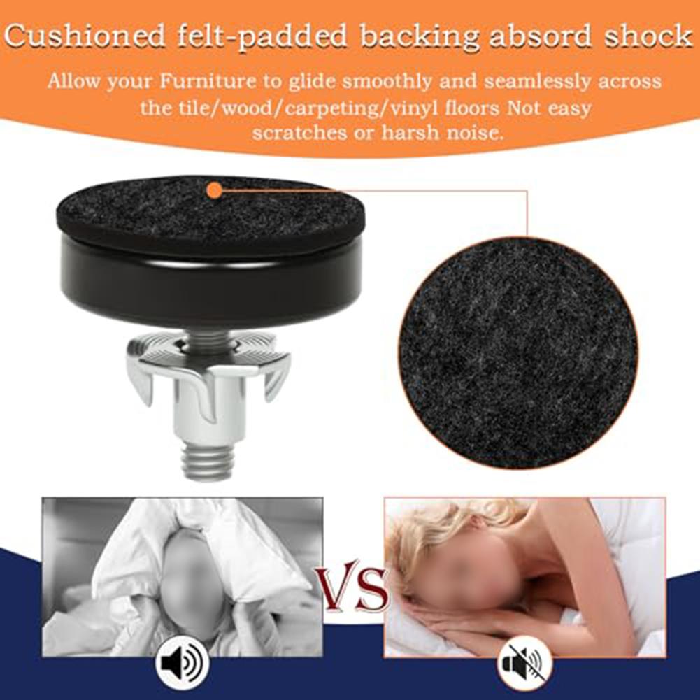 Living Room Floor Leveling Feet Floor Protection Adjustable Feet Furniture Accessories Galvanized Steel Construction