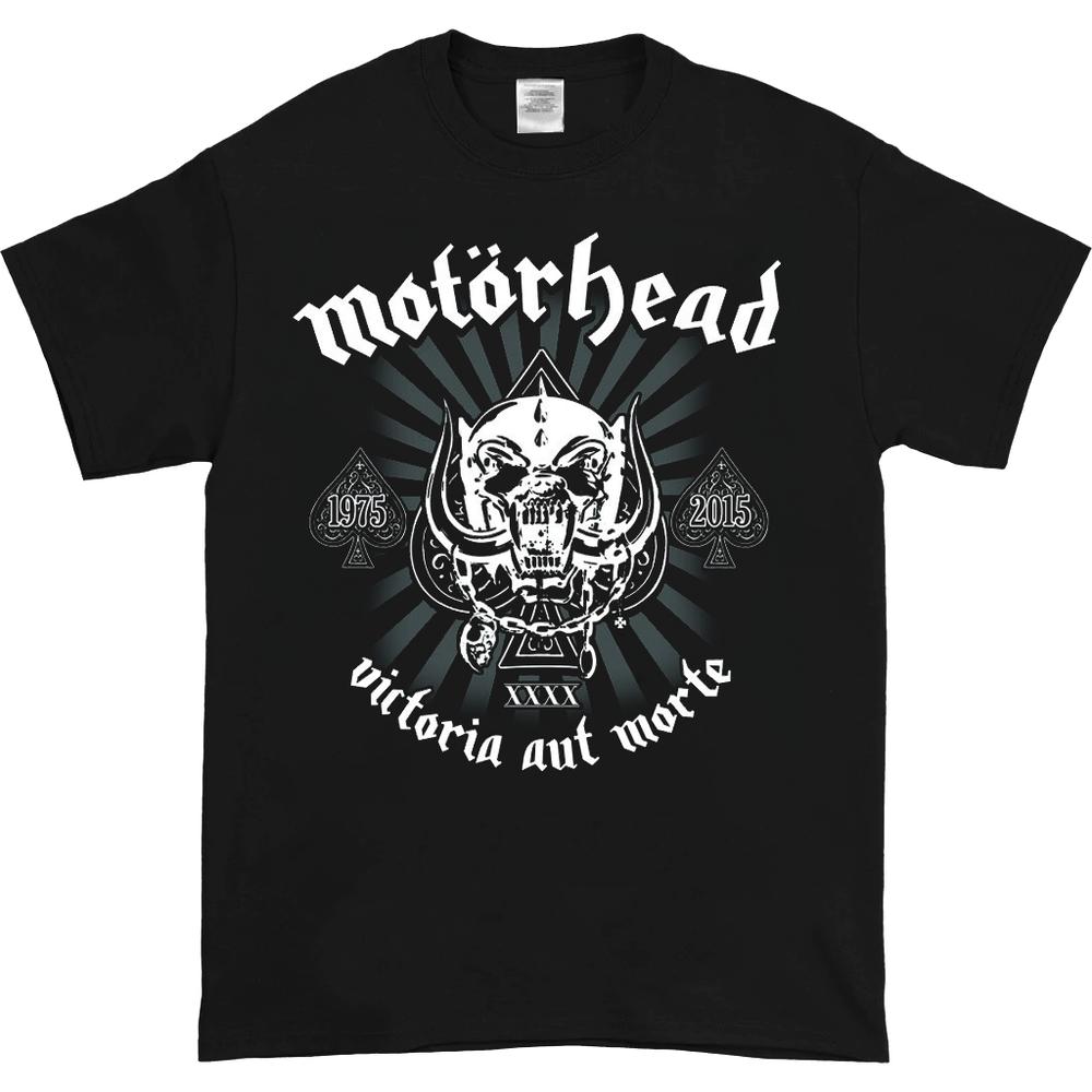 

Новая черная футболка унисекс Motorhead Victoria Aut Morte унисекс