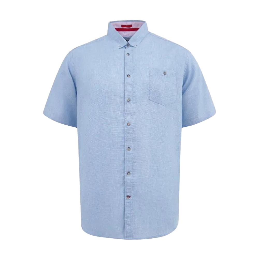 Duke Mens Clarke D555 Linen Kingsize Shirt