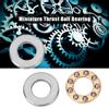 10-teiliges Axial-Kugellager-Set aus Miniatur-Flachstahl mit hoher Präzision (F510M 5x10x4mm)