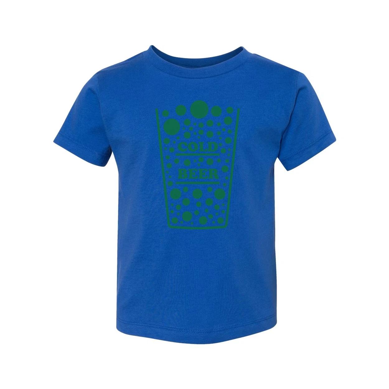 Unisex T Shirt With Cold Beer Graphic 2XL