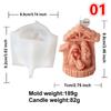 3D Jesus Family Resin Silicone Mold DIY Virgin Mary Aroma Plaster Candle Making Creative Jesus Family House Modeling Mold