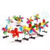 Pack of 24 Colorful Pinwheel Hair Clip Windmills Hair Barrette Hair Decorations