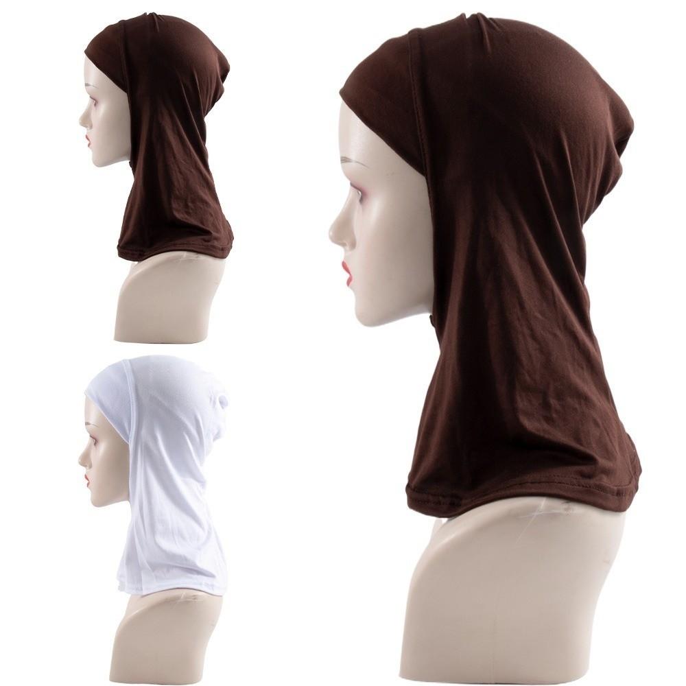 Breathable Fabric Hijab Cap Modal Cotton Muslim Bonnet Protection Cover Headcover  Religious Wear