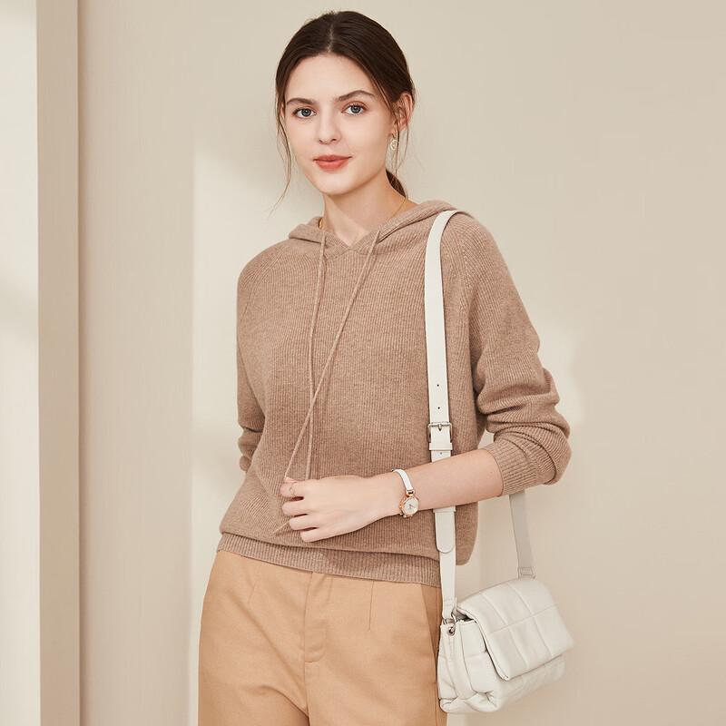 

Zhaojun Women s Casual Hooded Wool Knit Sweater XL