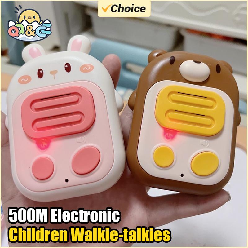 Non-Toxic Children Walkie-Talkies 500M Electronic Toy Intercom Machine Parent-Child Walkie Talkie Wireless Pager Outdoor Toys For Kid Gift
