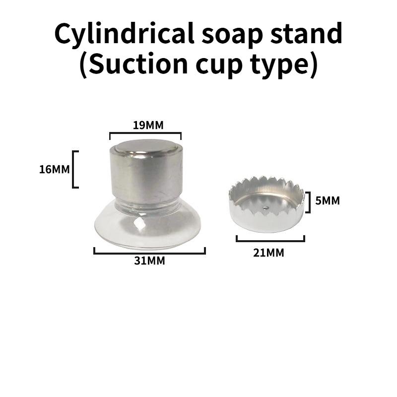 Stainless Steel Magnetic Soap Rack, Multi-Functional Wall-Mounted Self-Drainage, For Bathroom, Kitchen, Shower Room 1pc