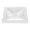 Bathroom Exhaust Fan Cover Ceiling Wall Mounted Plastic Air Diffuser Diverter Hood Ventilation Fan Cover Spring Panel