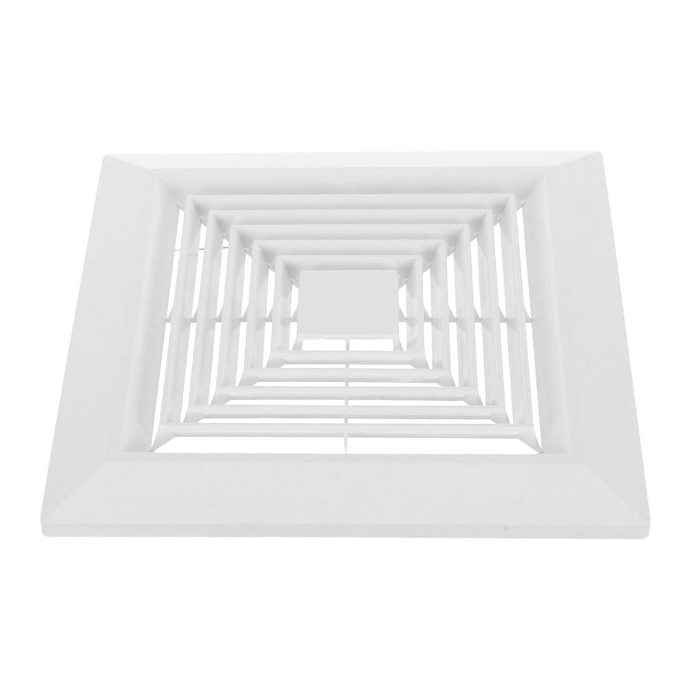 Bathroom Exhaust Fan Cover Ceiling Wall Mounted Plastic Air Diffuser Diverter Hood Ventilation Fan Cover Spring Panel