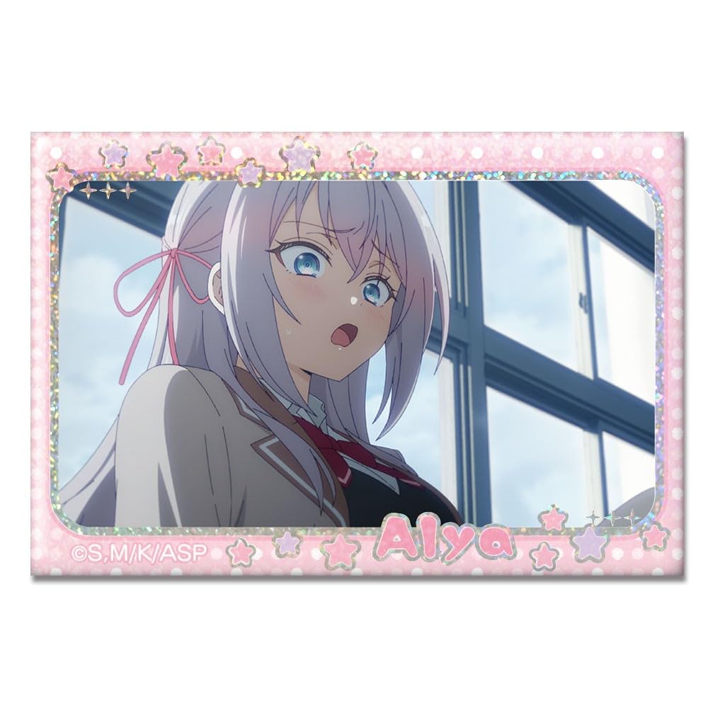 the girl next door who sometimes whispers in Hologram Can Badge Aria B Aria-san, Russian, HBAN-R002-m02