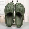 SmilePoP New Men Slippers Classic Men Clogs Garden Shoes Nonslip Beach Cloud Slippers Summer Clogs Shoes Soft EVA Holes Shoes