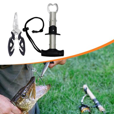 Hook Remover Fishes Lip Gripper Outdoor Ergonomic Handle Reusable Compact Sturdy Multipurpose