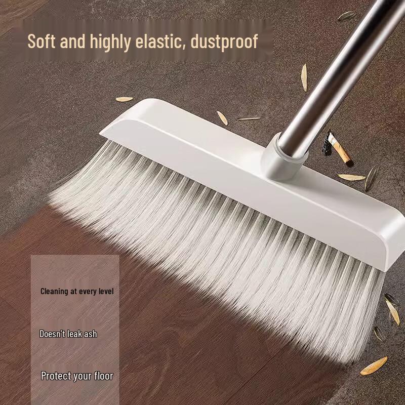 Soft Bristle Broom & Dustpan Set