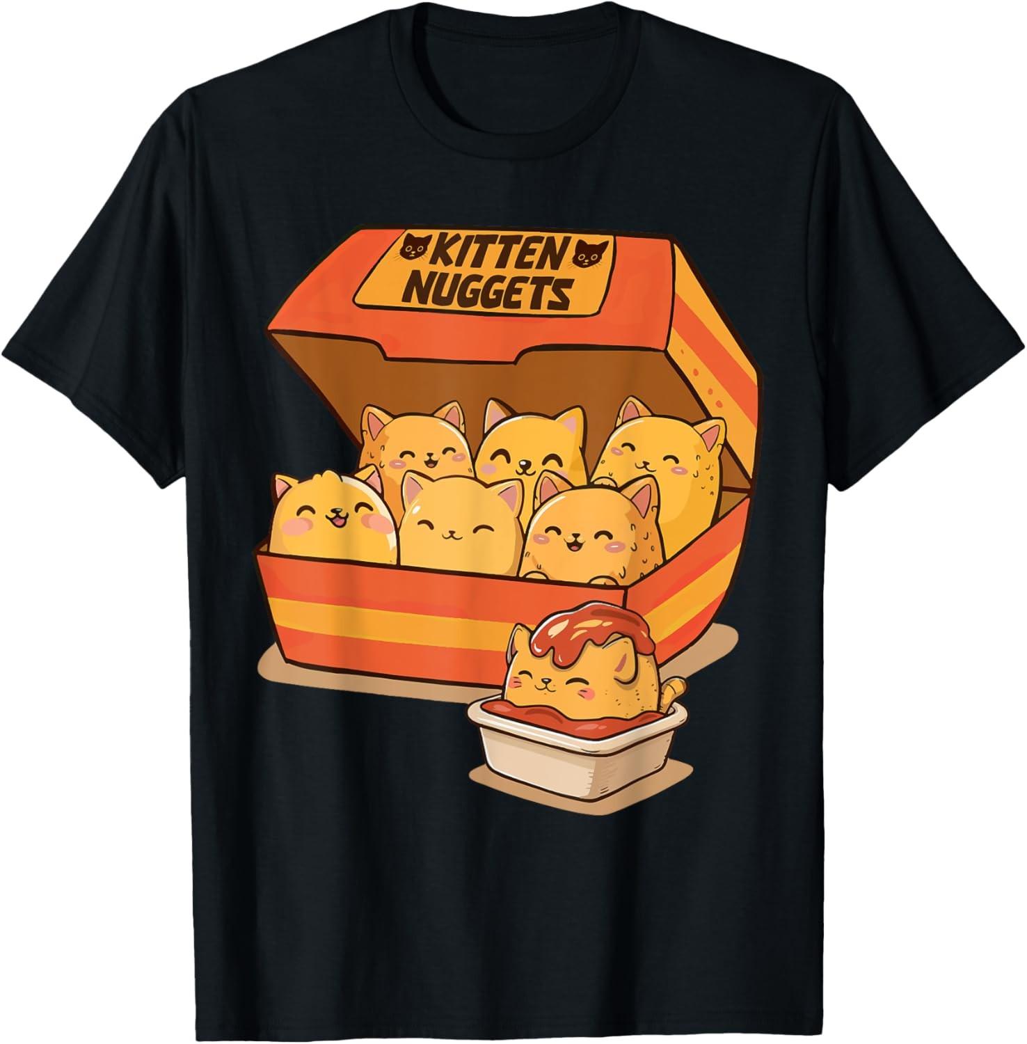Kitten Nuggets Unisex T-Shirt S разноцветный