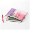 Designphil MIDORI Pen Tool H170 x W230 x Holds B6 53346006 & Pouch, Mesh, Pink, D10mm, Notebooks,