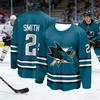 Maglia da Allenamento per Hockey su Ghiaccio più Venduta da Uomo con Stampa 3D del Logo dello Squalo, Traspirante e Asciugatura Rapida, Manica Lunga per Partite Bambini