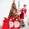 And Festive Fun Large Santa Gift Bag Made Of Plush Material For Decoration Holiday