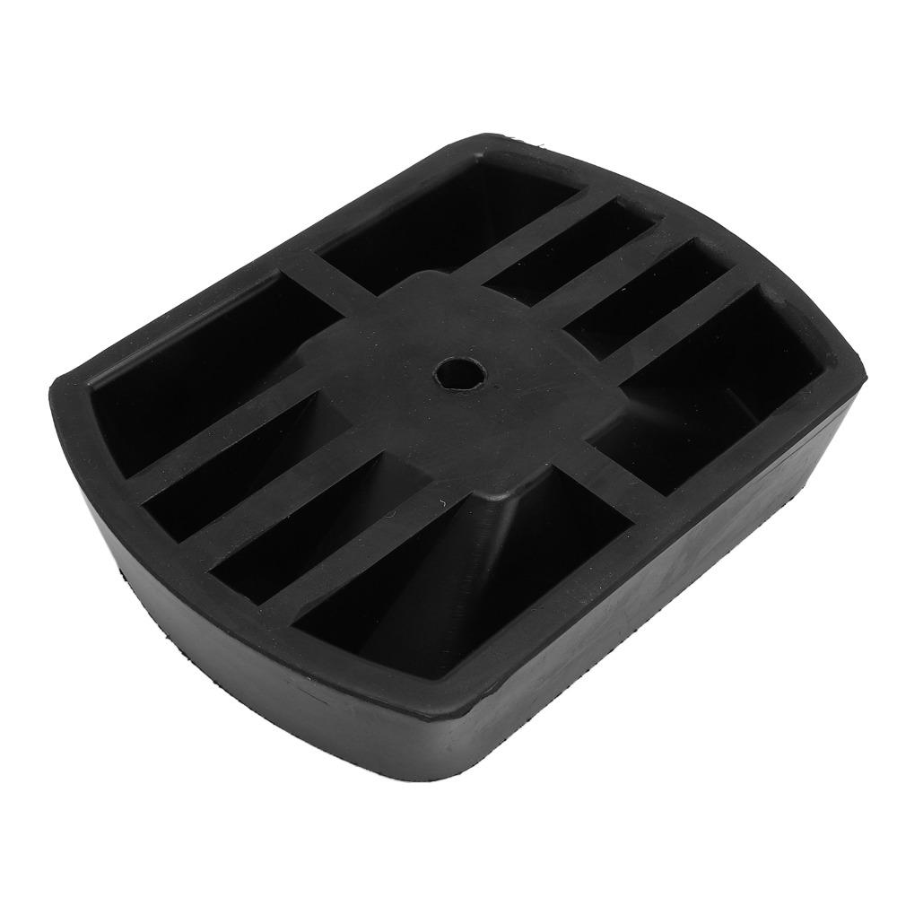 Black Rubber Wheel Chock Nitrile Rubber Wheel Dock Stopper Single Wheel Chock For Boat Trailer