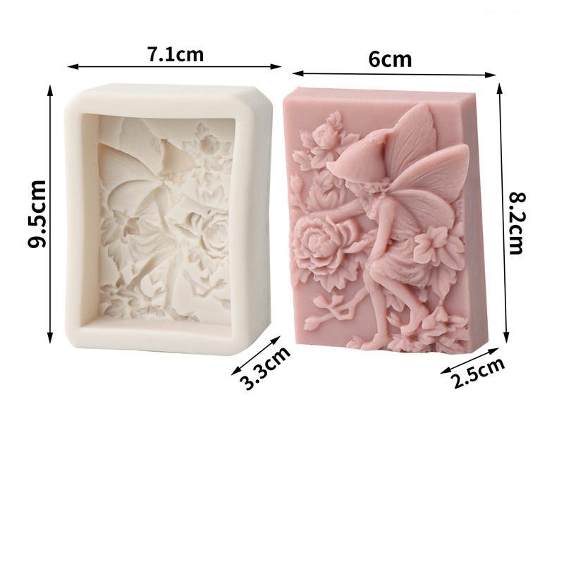 Candle Mold Non-stick Plaster Mold Baking Mold Flexible For Home Decoration DIY Projects Gift Making