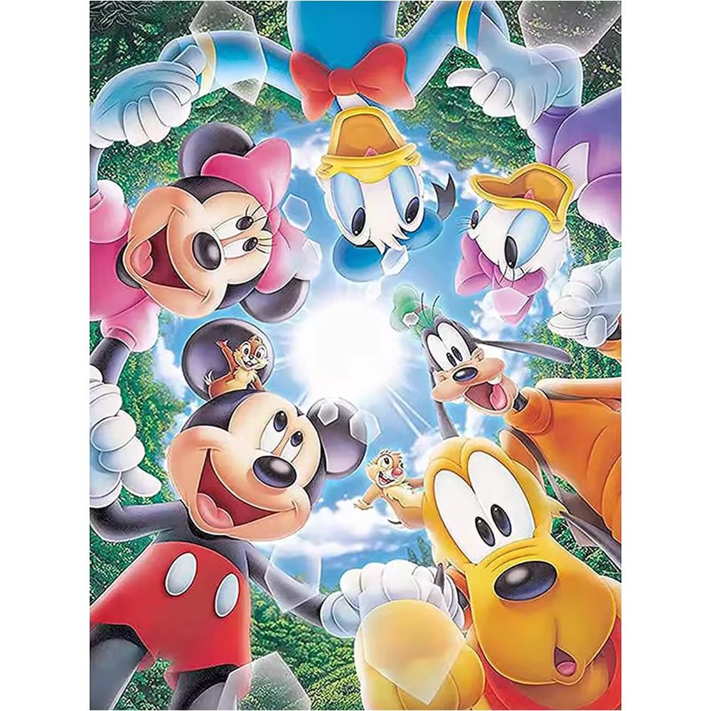 Diamant Painting Disney Die Schöne und das Biest Vollrundes Diamantmosaik Heimdekoration Vollständiges Quadratisches & Rundes Diamantmosaik Stickerei Kreuzstich