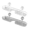 Suction Cup Washbasin Storage Rack for Bathroom Toilet Mirror Front, Faucet No-Drill Wall-Mounted Universal