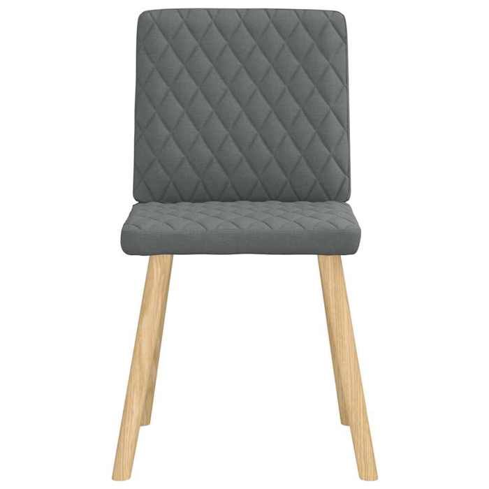 VidaXL Chaises à manger lot de 6 gris foncé tissu 3315492