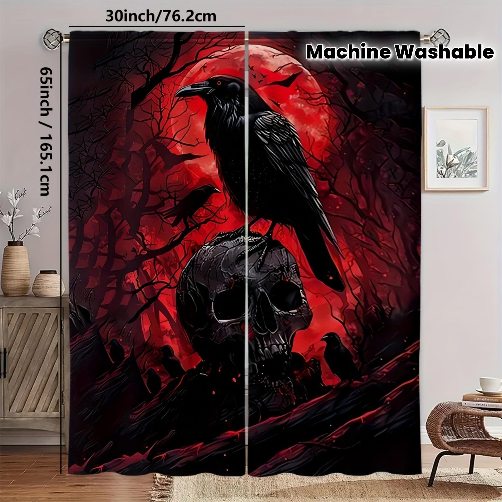 

2PC Letter Print Sheer Curtains – Pocket Rod Top for Kitchen Living Room Office Bedroom – Home Decor Set 100*130 HOOK 1pcs