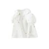 Girls' Floral Petal Collar Short Sleeve T-Shirt