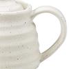 Soho Kiln Ceramic Pot, White Glaze (with Strainer), 420cc, 482-13-403, Approx. 11 X 11cm