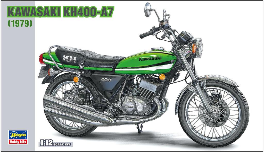 Hasegawa Motorrad-Serie Kawasaki Kunststoffmodellbausatz BK6 1/12 KH400-A7