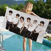 Kpop RIIZE Anime Strand Handtuch Weiches Saugfähiges Waschlappen Kindergeschenke Für Kinder Reisen Camping Fitnessstudio