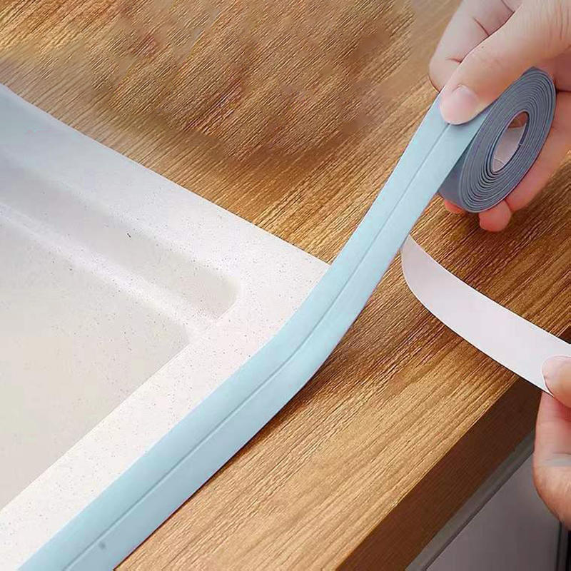 2pcs Multi-Purpose Waterproof Tape, Unscented, Durable PVC Material Self-Adhesive Sealant For Kitchen And Bathroom Use - Solves Various Problems