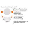Graffiti 24G WiFi Human Presence Sensor with Ceiling-Mounted Illuminance Radar
