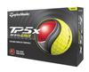 TaylorMade TMJ24 TP5x YLW JPN (12-ball pack) TP5x Yellow Golf Balls, 2024 Model
