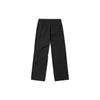 Timberland Solid Color Cuffed Design Lace-Up Wide-Leg Casual Pants Women Pants Black A5ZCN-001