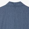 Studio Tomboy Pinstripe Denim Belted Short Sleeve Dress 9176341987